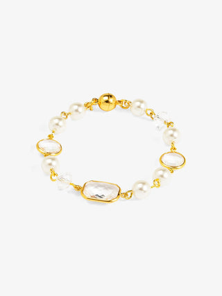 Prism Pearl Link Magnetic Bracelet

