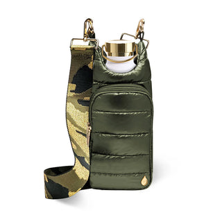 ARMY GREEN HydroBag® HANDLE™ Purse w/ Camo Crossbody Strap