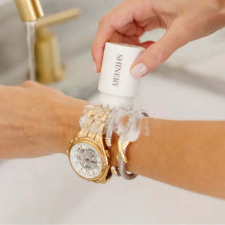 Shinery Radiance Wash Luxury Jewelry Cleaner Duo with Brush: Enhance Your Jewelry's Shine and Sparkle