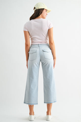 Mica Venus Was Her Name Pinstripe Jeans