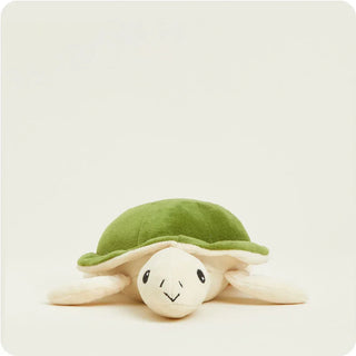 Warmies Turtle Junior Microwavable Plush in green, featuring a cozy and adorable design for comforting warmth and relaxation.