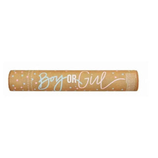 Celebrate with Mudpie BLUE Gender Reveal Popper - Perfect for exciting baby reveal parties and joyous announcements!
