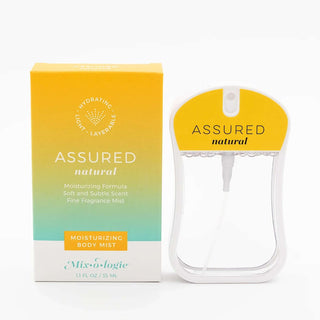 ASSURED Natural Mixologie Body Mist - 100ml Hydrating Spray with Moisturizing Formula, Fresh Scent, Eco-Friendly Packaging