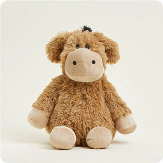 Cozy Warmies Donkey microwavable plush toy, perfect for soothing warmth and comfort; lavender-scented and soft to the touch.
