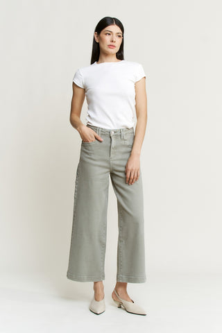 MICA Dusty Olive Utility Wide Leg Jean