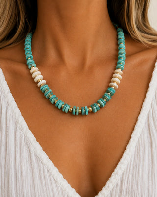 Emerald Coast Beaded Necklace
