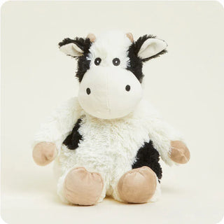 Soft and cozy Warmies Cow Microwavable Plush for soothing warmth and comfort, perfect for relaxation and stress relief.