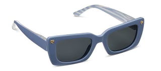 Skipper Blue Polarized Sunglasses by Peepers featuring sleek design and UV protection for stylish sun relief.