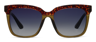 Alternate view of Frenchy Green/ Leopard Tortoise Polarized Sunglasses by Peepers
