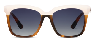Alternate view of Frenchy Mocha Tortoise/Cream Polarized Sunglasses by Peepers
