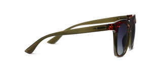 Alternate view of Frenchy Green/ Leopard Tortoise Polarized Sunglasses by Peepers
