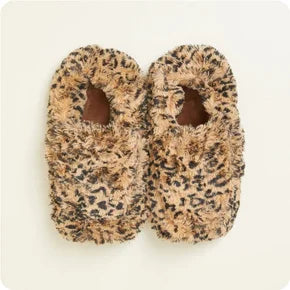 Warmies Leopard Microwavable Slippers