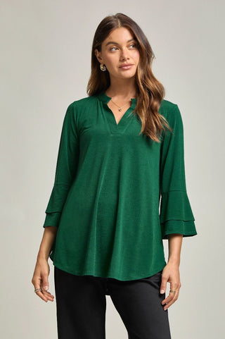 Dear Scarlett Solid Bell Sleeve Top (3 COLORS)