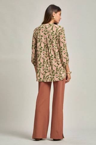 Dear Scarlett Olive & Clay Paisley Lizzy Top