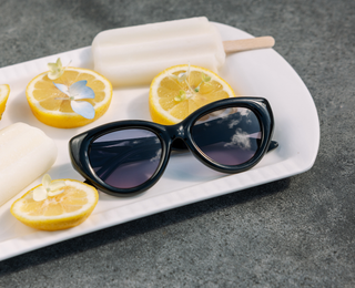 Alternate view of Sunday Scaries Black Polarized Sunglasses by Peepers

