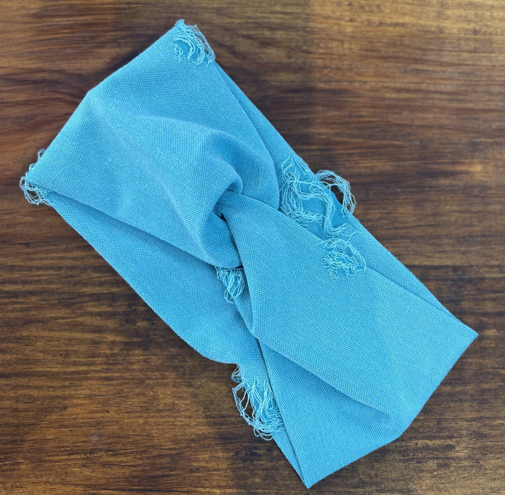 Gypsy Wrap Twist - Distressed Ocean Blue - The Gypsy Belle Boutique